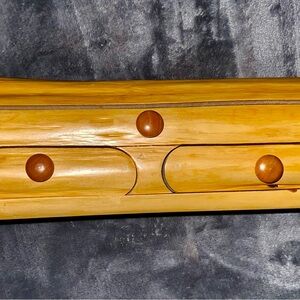 Natural cedar Wood Log trinket box